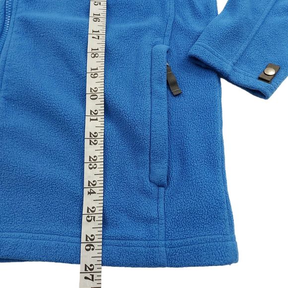 The North Face Boys Fleece Jacket XL 18/20 Blue Full Zip Winter School Cozy - Picture 10 of 12